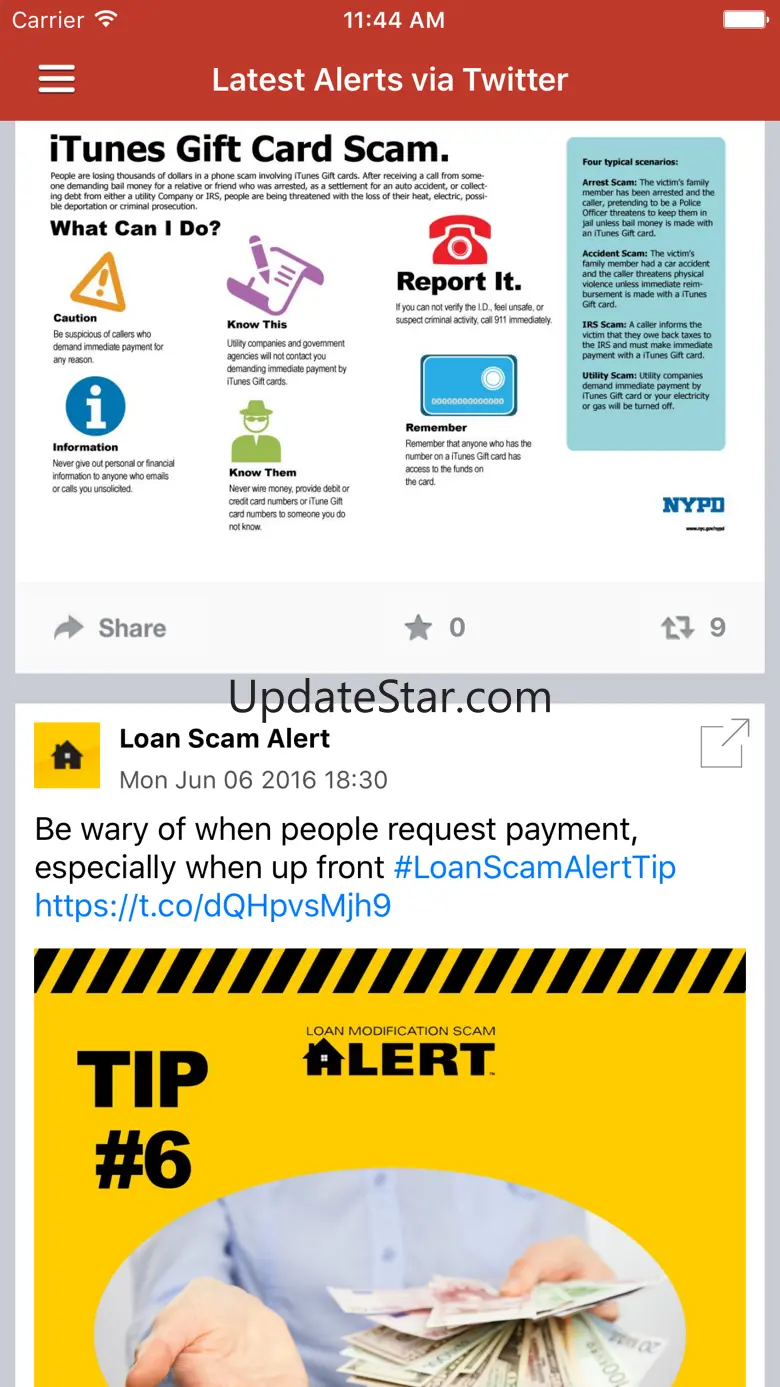Scam Alert News & Notifications 1.1
