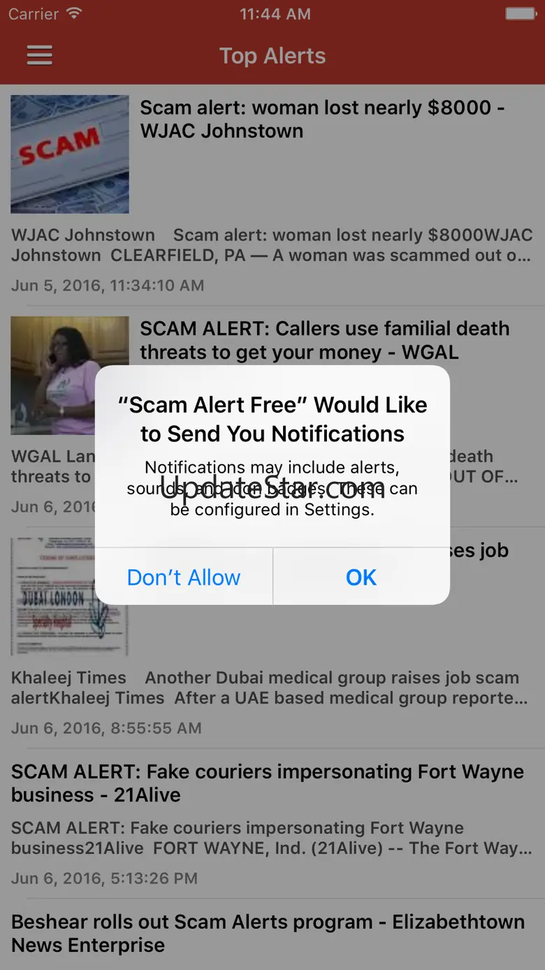 Scam Alert News & Notifications 1.1