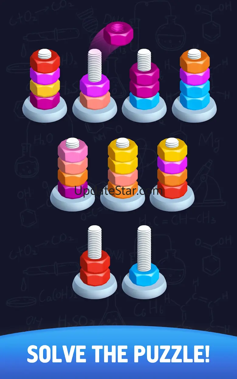 Sort puzzle - Nuts and Bolts 1.0