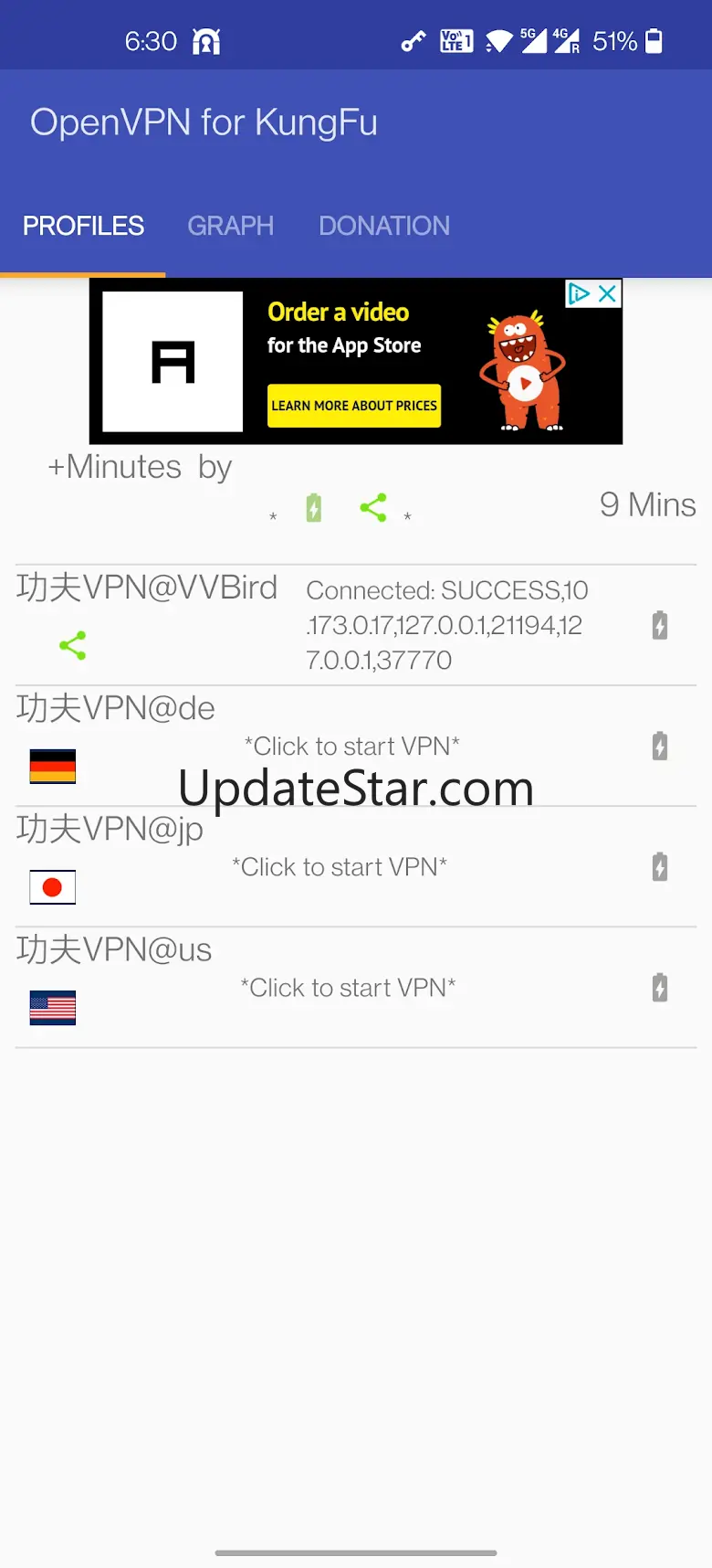 OpenVPN for KungFu@vvbird 1.10.18