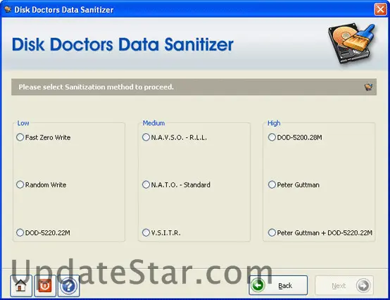 Disk Doctors Data Sanitizer 1.0