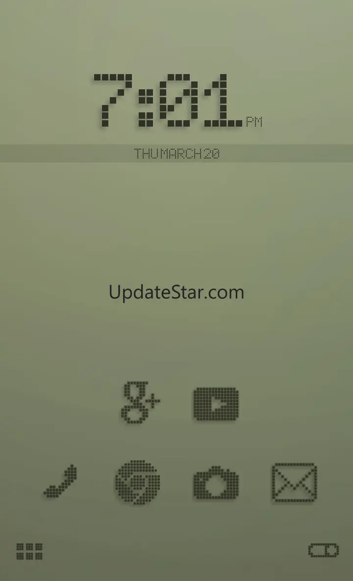 Retro LCD Smart Launcher Theme 1.21