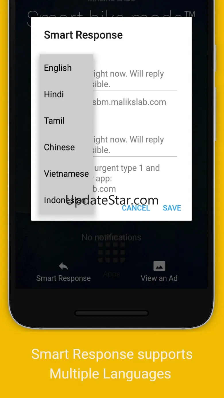 Smart bike mode Auto Responder 53
