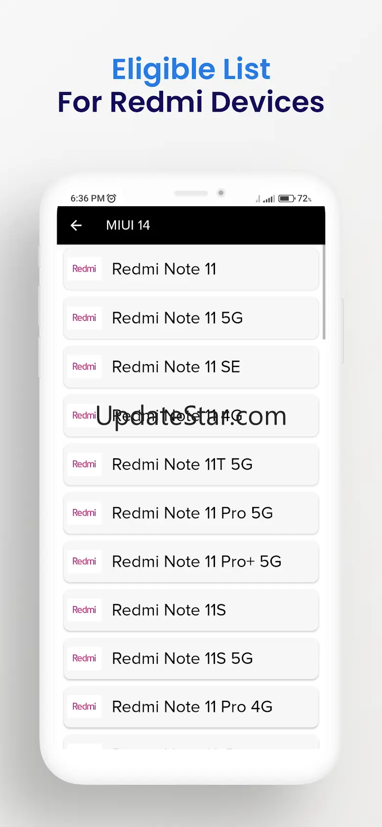 MIUI 14 Updater: Android 1.16