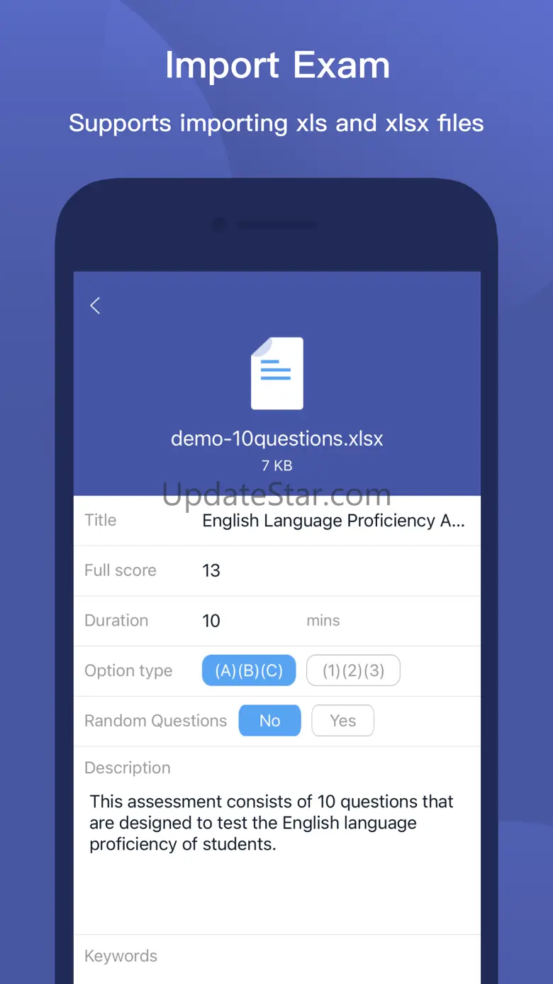 MTestM - An exam creator app 1.12.136