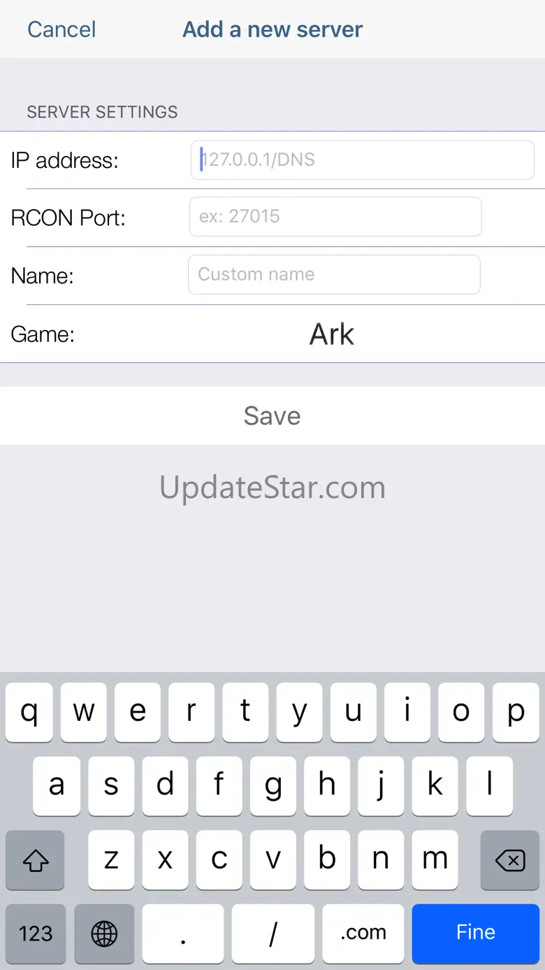 RCON Game Server Admin Manager 1.5