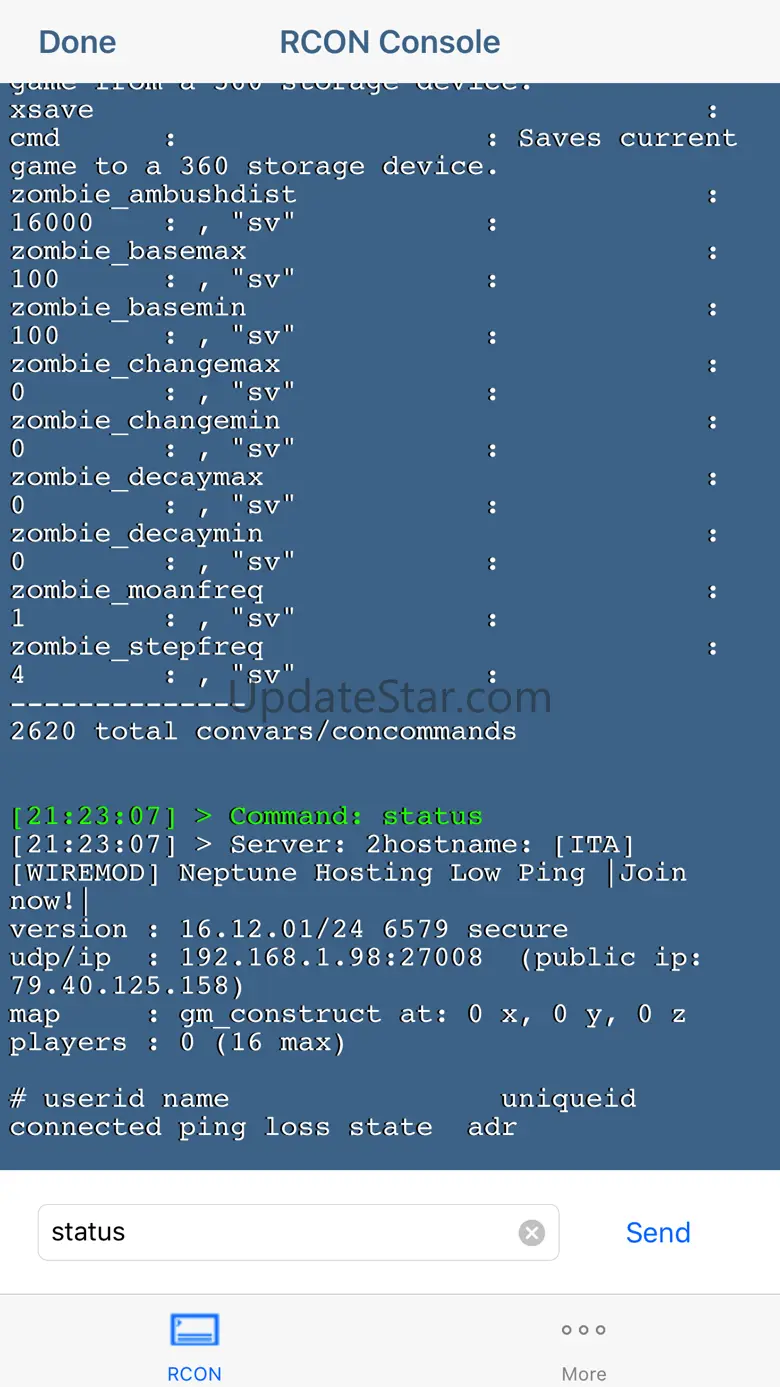 RCON Game Server Admin Manager 1.5