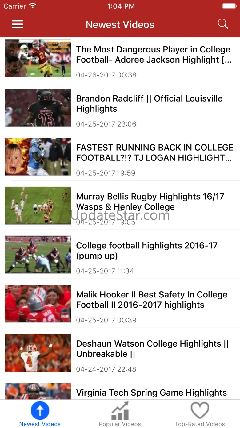 College Football News - Scores, Schedule & Ranking 1.0