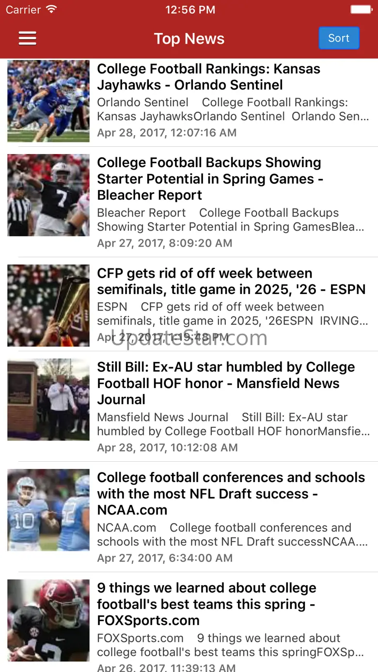 College Football News - Scores, Schedule & Ranking 1.0