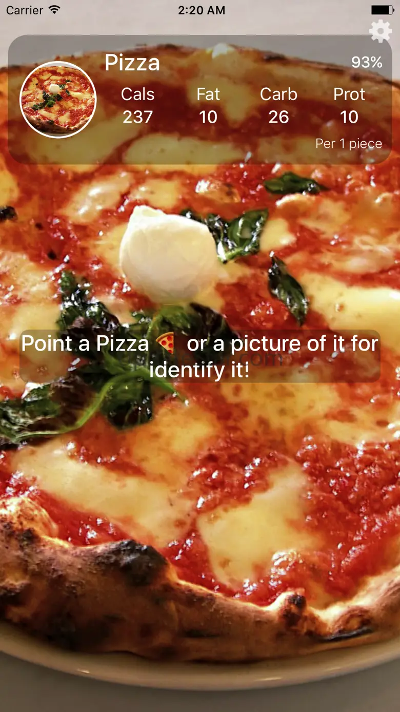 Visual Food, Visual Recognition and Calories Count 1.5