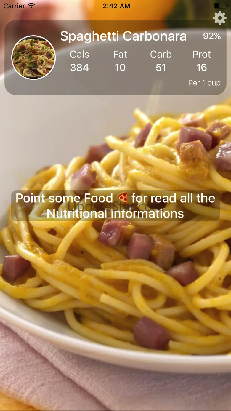 Visual Food, Visual Recognition and Calories Count 1.5