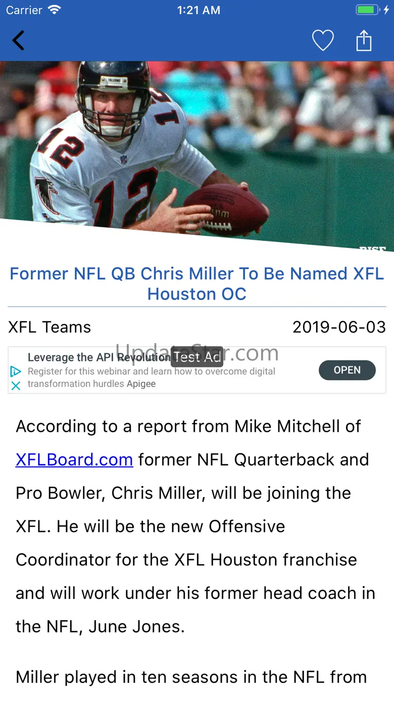 XFL News Hub - XFL Football 1.0