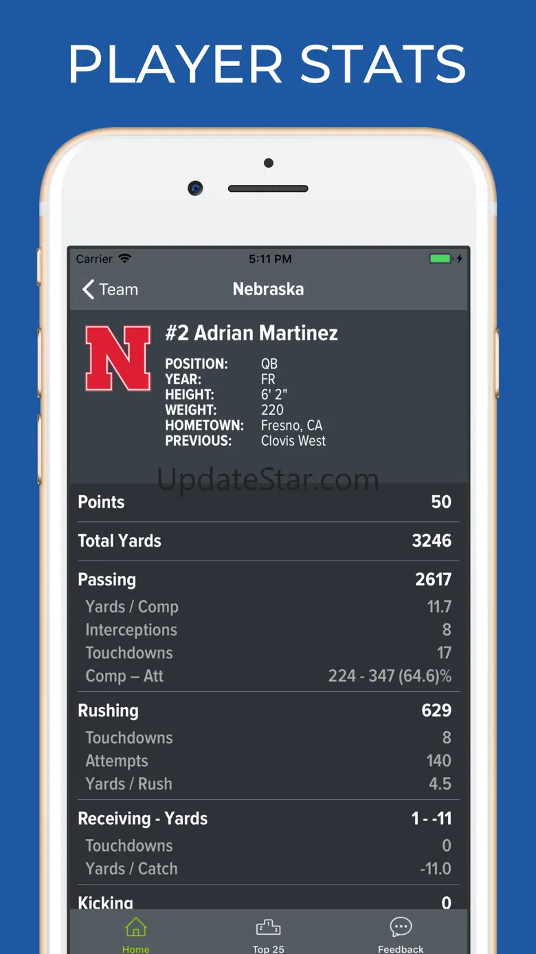 Nebraska Football Schedules 5.2.0