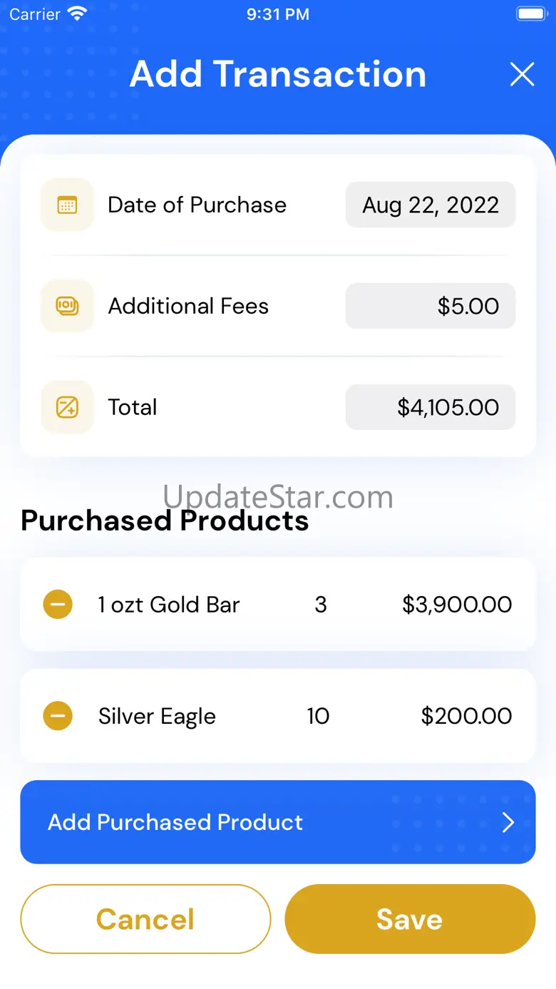 Gold Wallet - Bullion Tracker 2.0.2