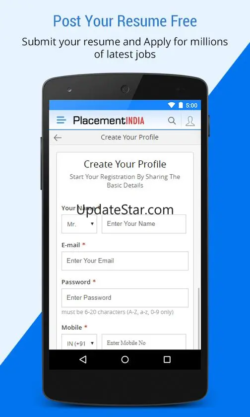 PlacementIndia.com- Job Search 4.21