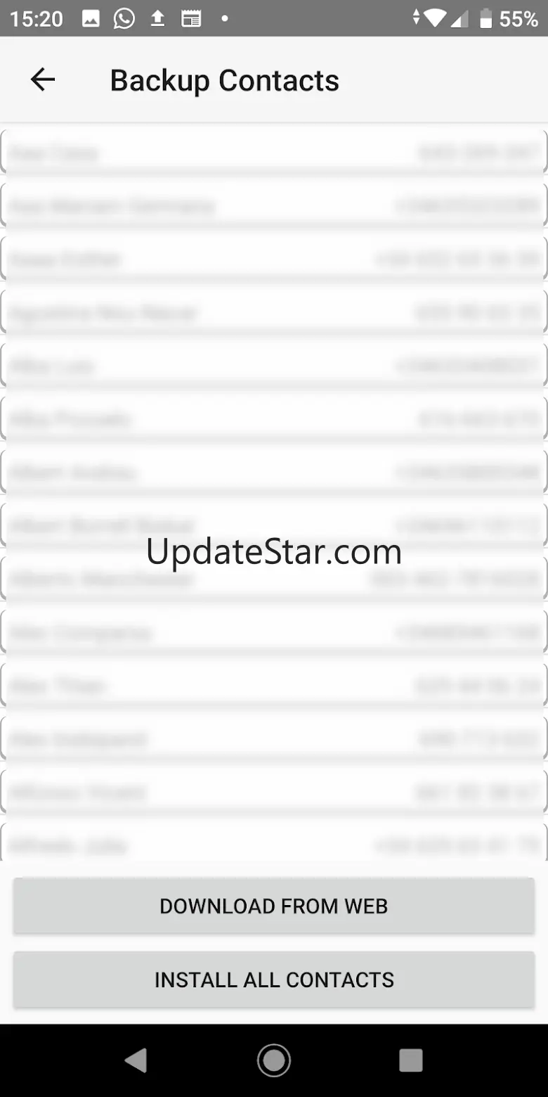 Easy backup contacts 1.05