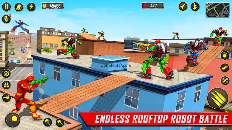 FPS robot shooting gun games 2.8