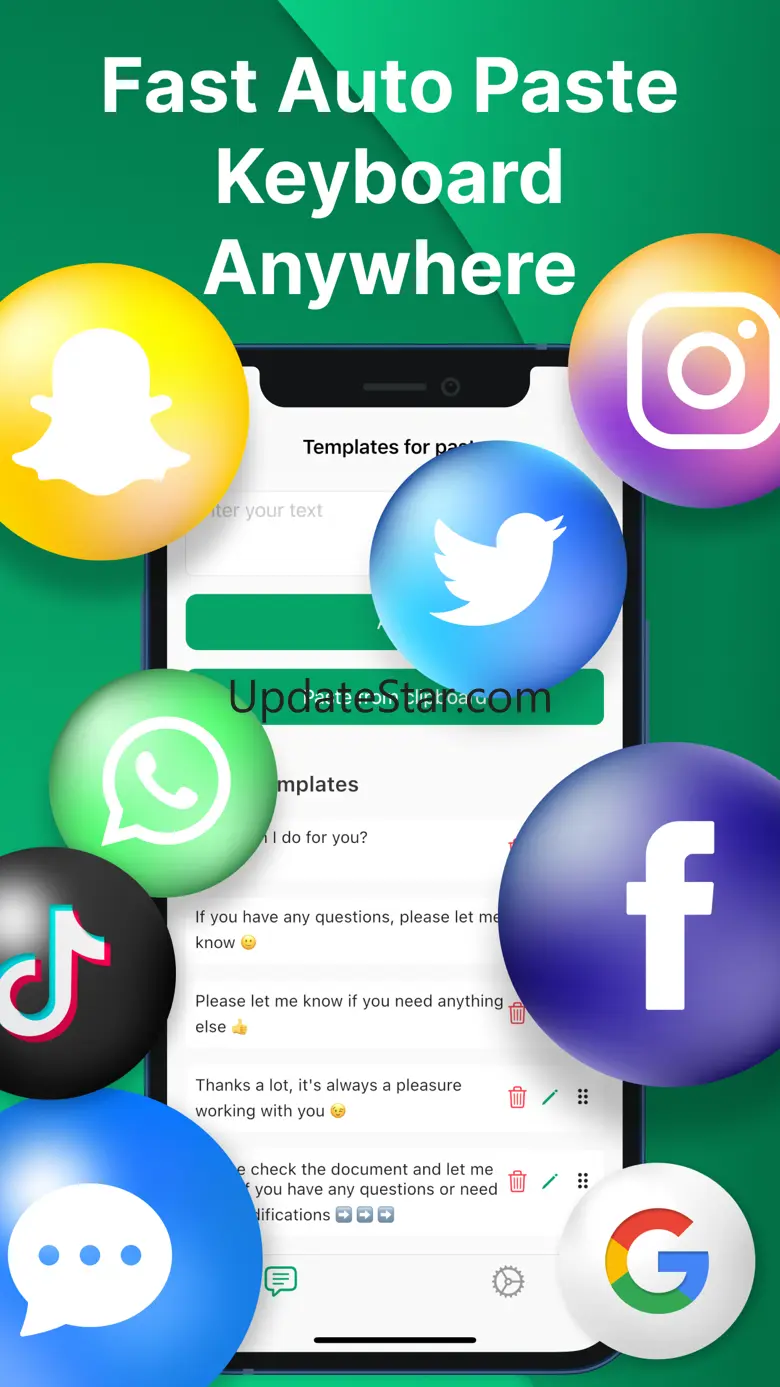 Auto Paste Keyboard＋Clipboard 1.1.2.