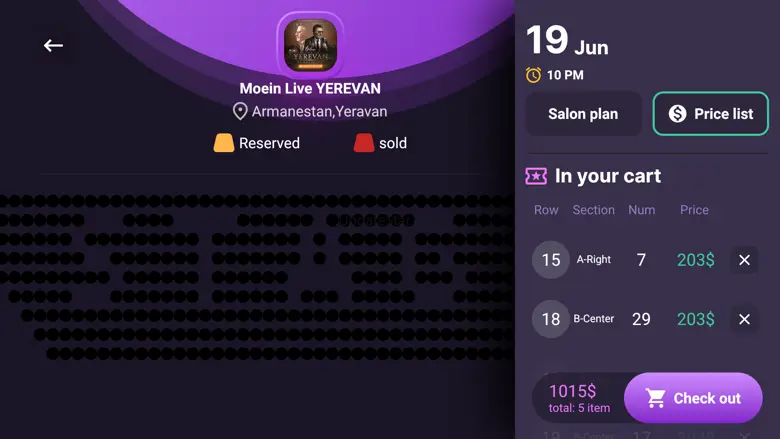 Tixconcert App v5