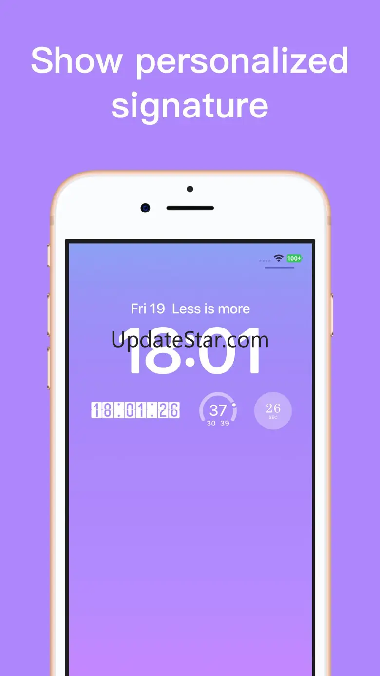 Lock Screen Clock with Seconds 2.0