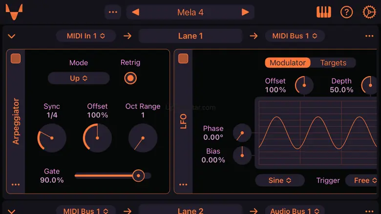 Mela 4 – AUv3: Synth, FX, MIDI 4.8
