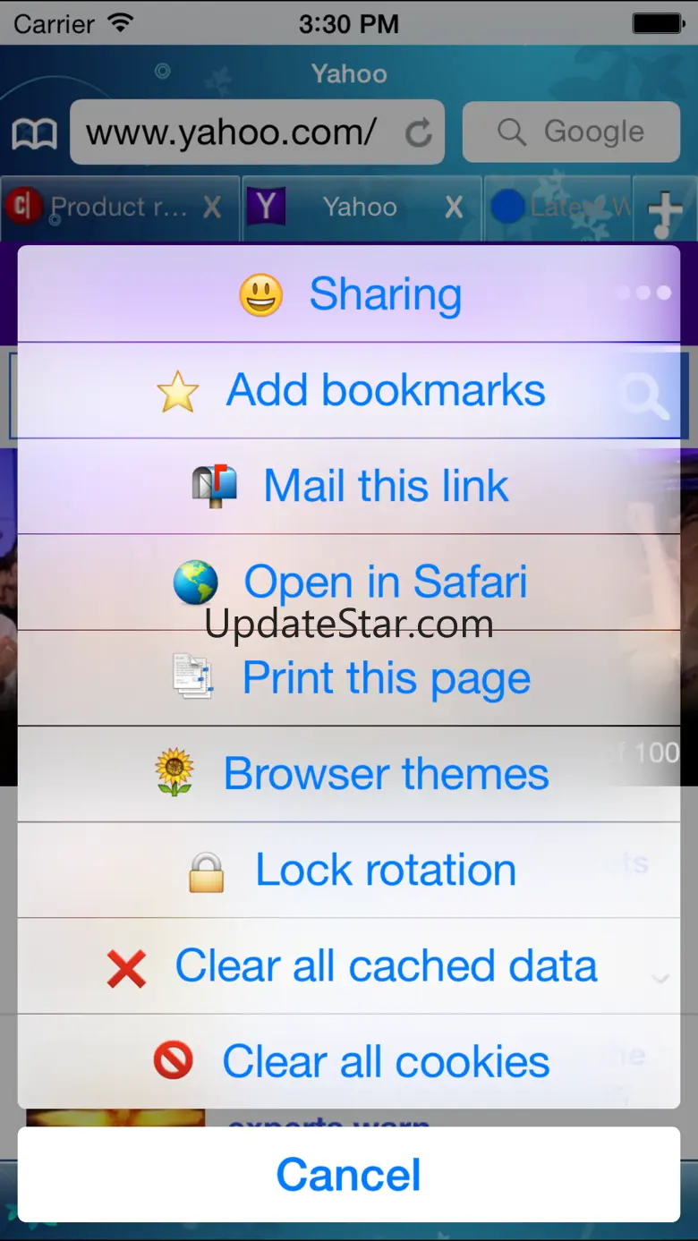 Fast Web Browser Free - New automatic full screen firefox chrome like themes edition 6.4