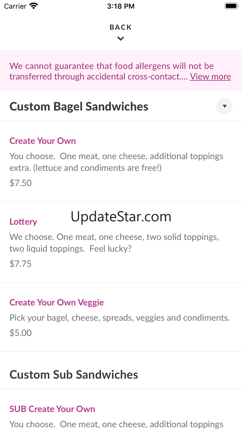 Bagel & Deli Shop 3.9.2