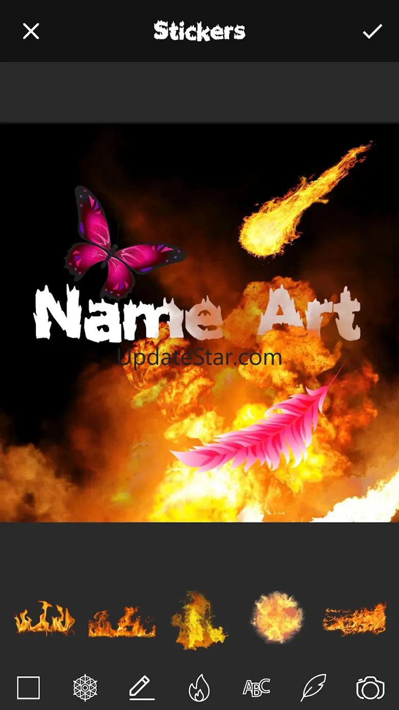 Fire Effect Name Art Maker 7.3.5