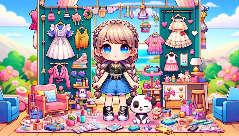 DIY Paper Doll Chibi DressUp 9.0