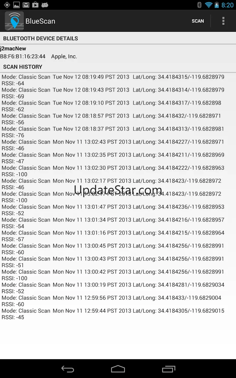 Bluetooth 4.0 Scanner 1.15
