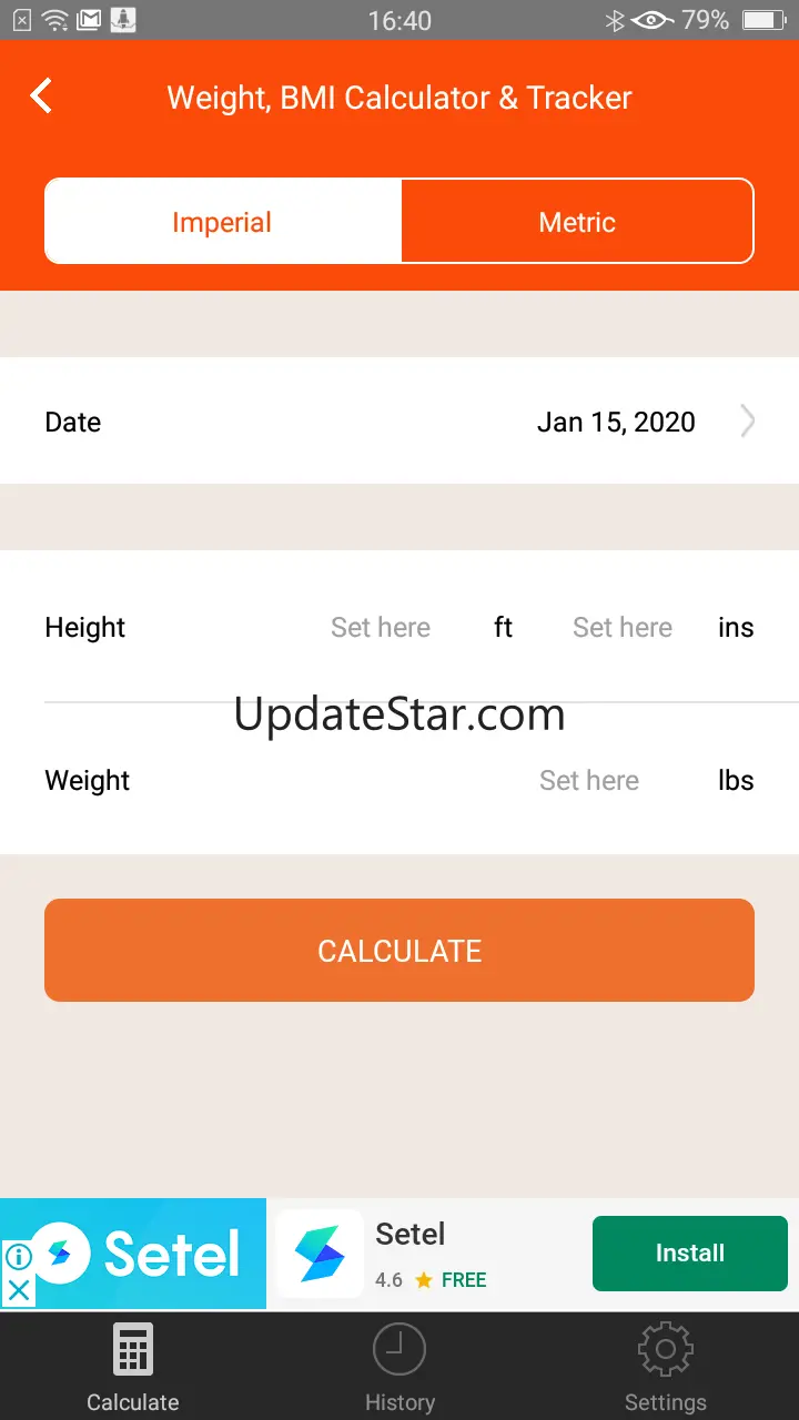 Weight Calorie Watch 3.4