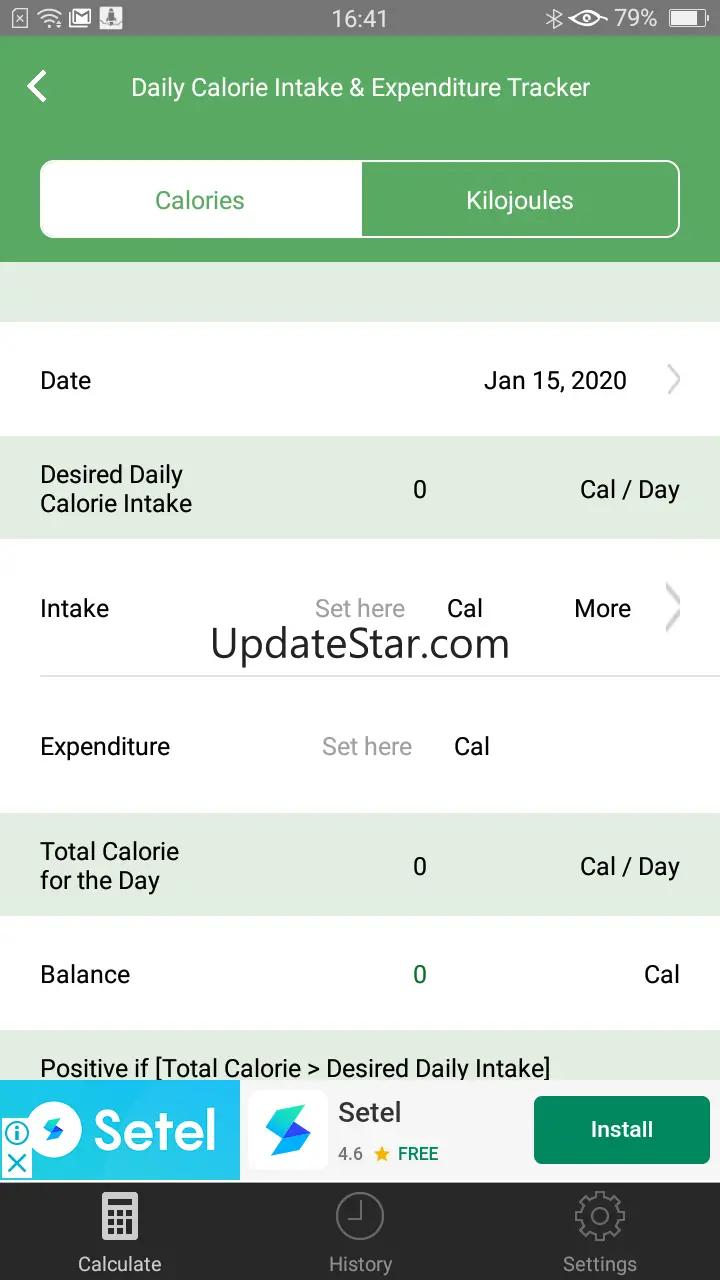 Weight Calorie Watch 3.4
