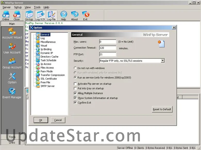 WinFtp Server Secure 2.4