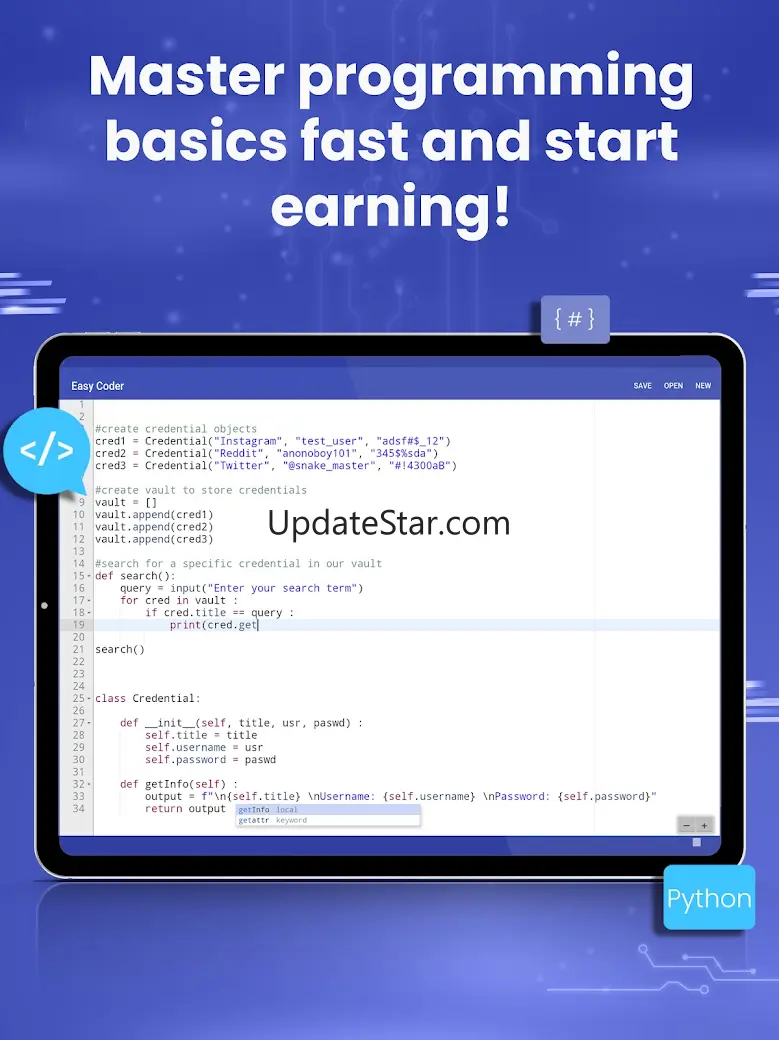 EASY CODER : Learn Python 5.9-python