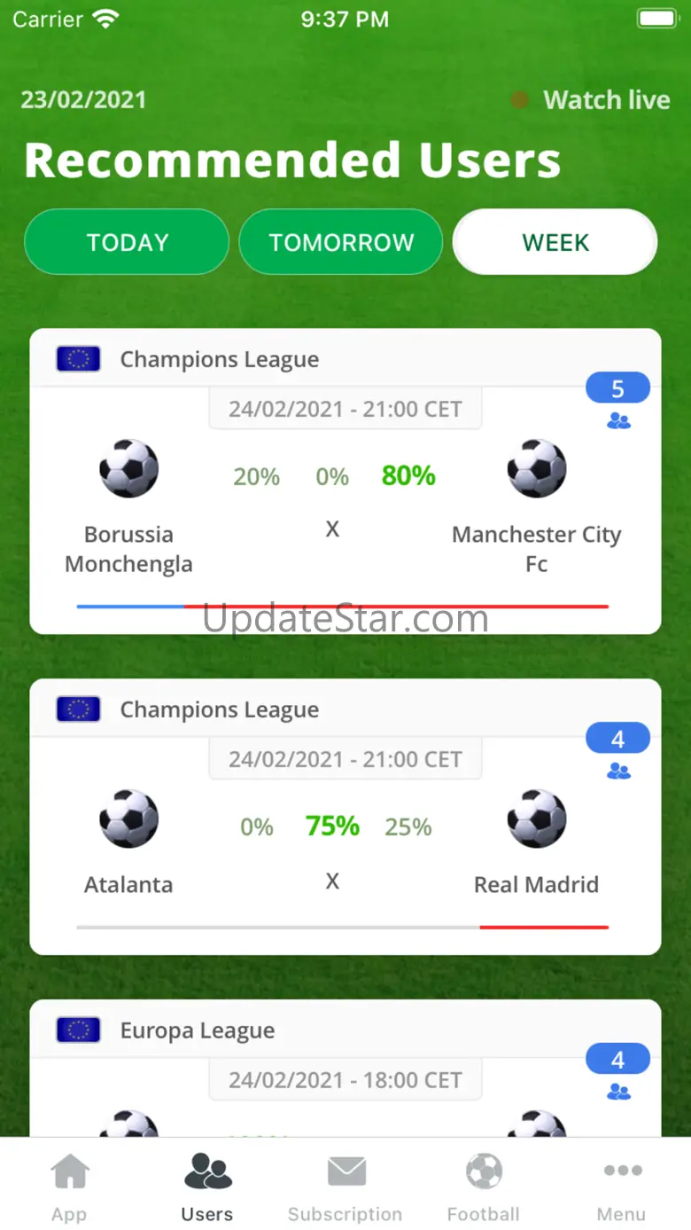 Prediction Football 11.00.08