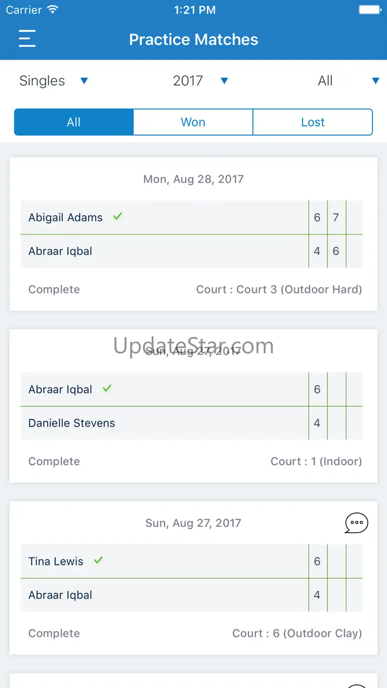 TennisLocker - Player/Parent 2.2.2