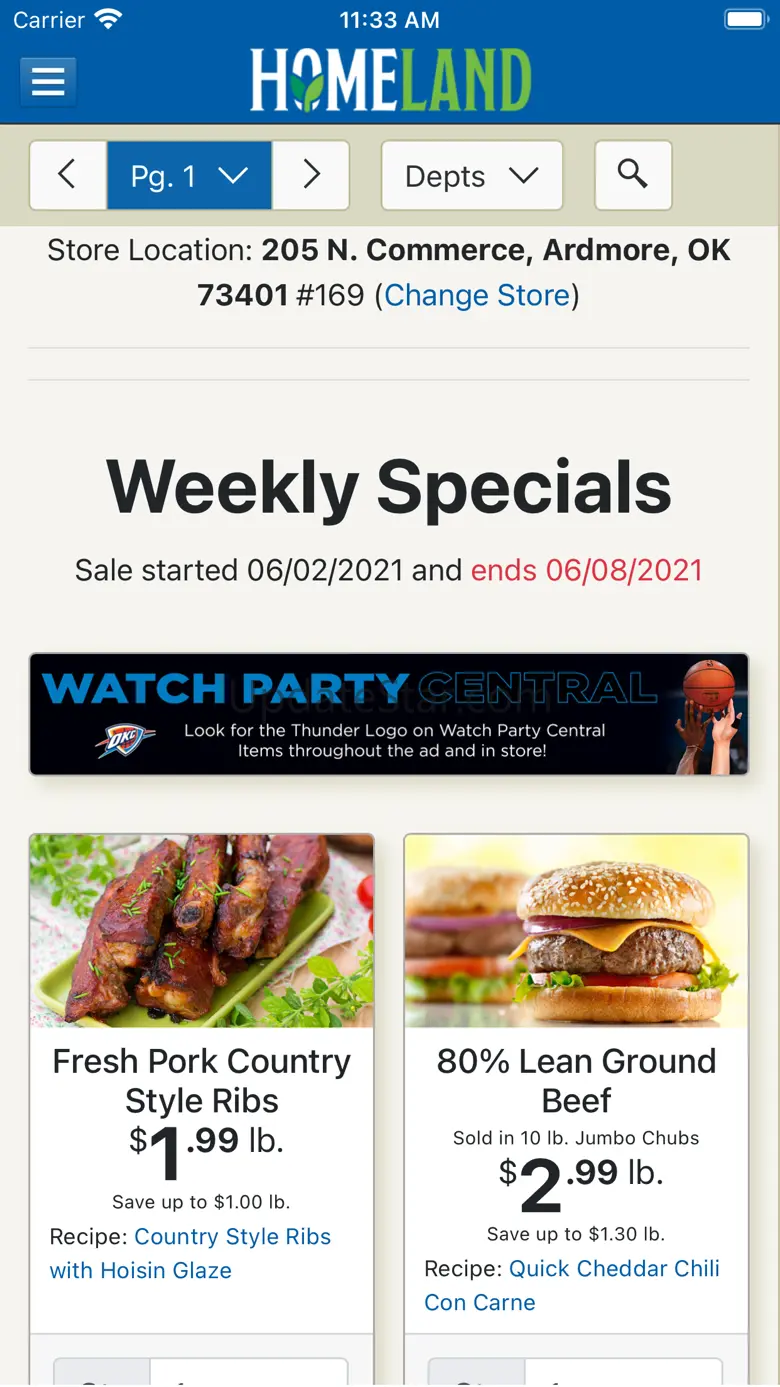 Homeland Supermarkets 5.4.0