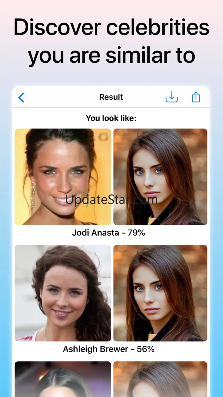 Facer – you look like celeb 1.55