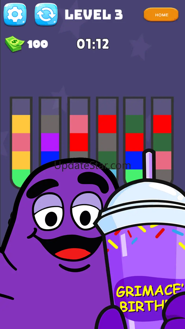 Grimace Sort shakes : Puzzle 3.0