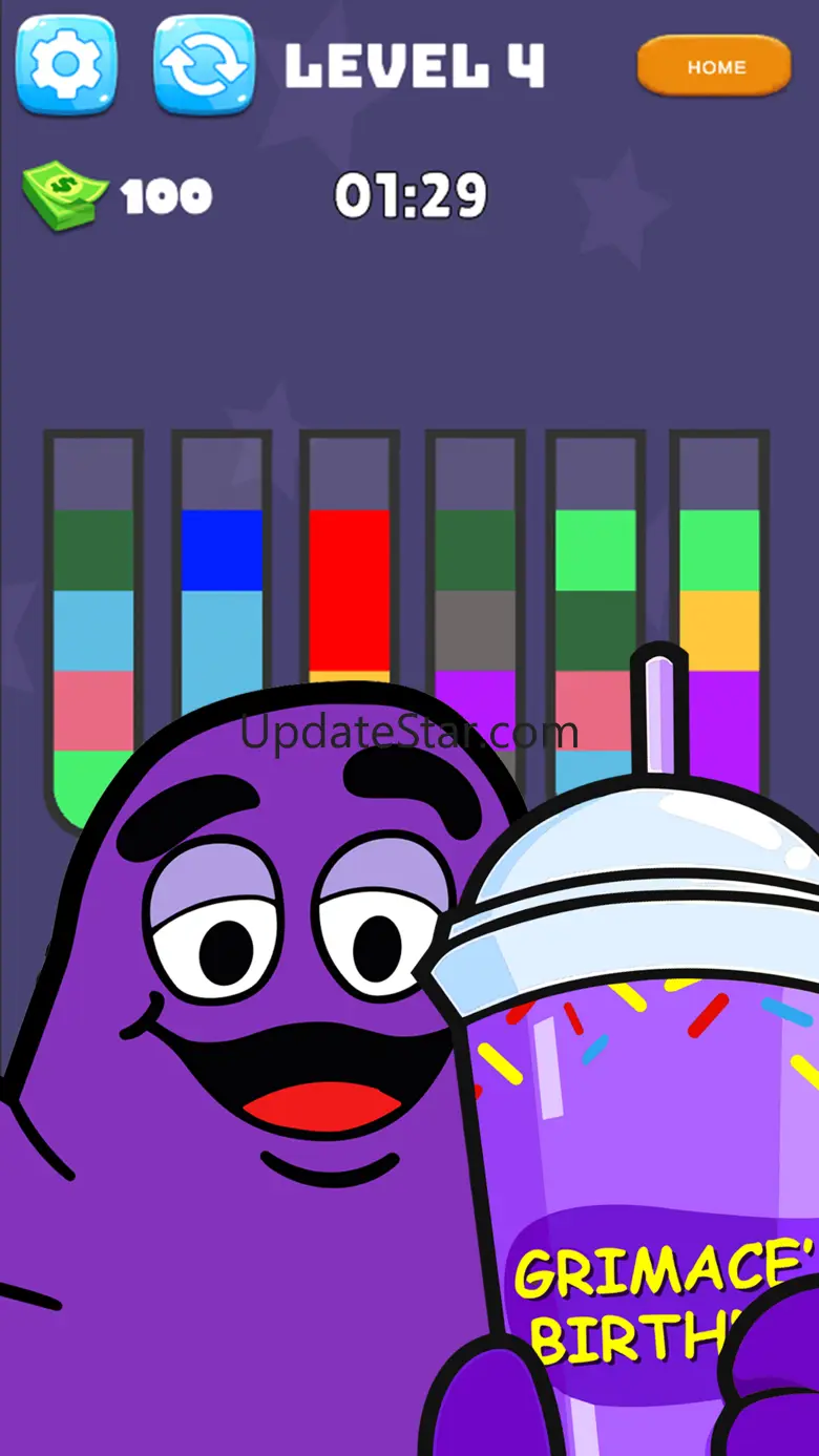 Grimace Sort shakes : Puzzle 3.0