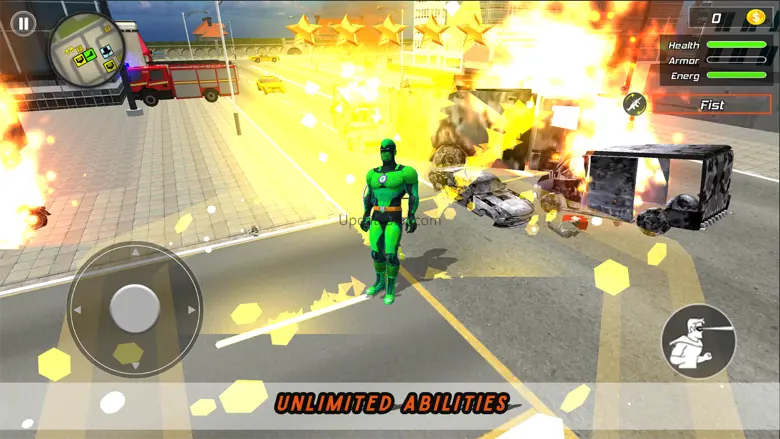 Super flying hero: Crime city 2.5