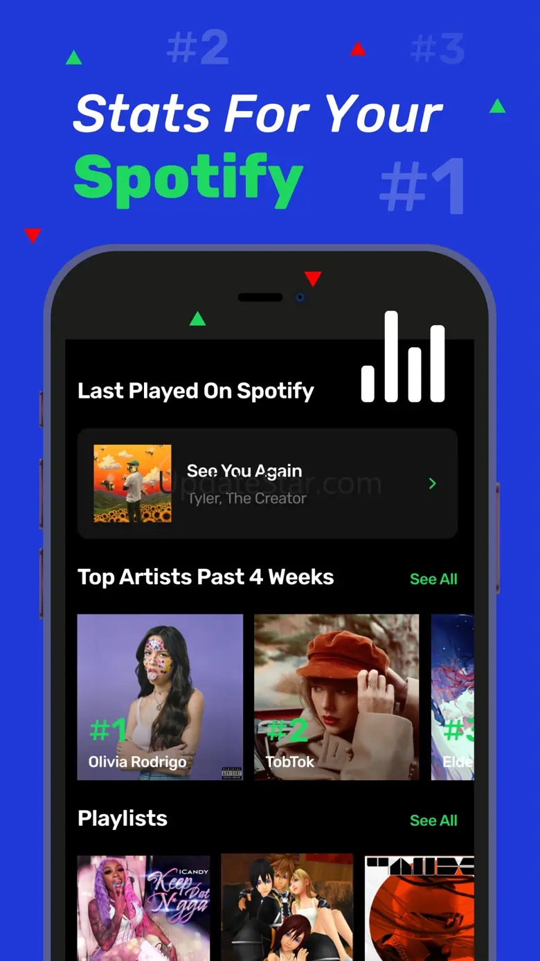 Stats for Spotify Music + 1.1