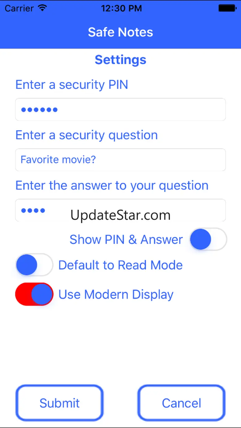 Safe Notes is a secure notepad 4.9.8