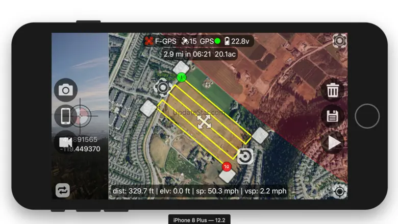 Flight Plan for DJI Drones 4.45