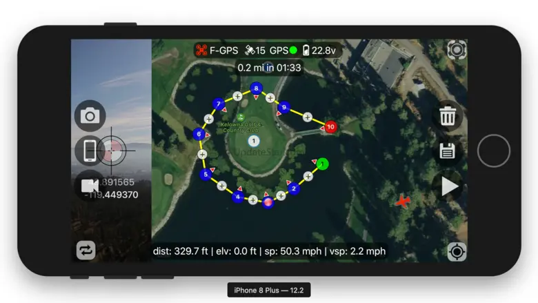Flight Plan for DJI Drones 4.45
