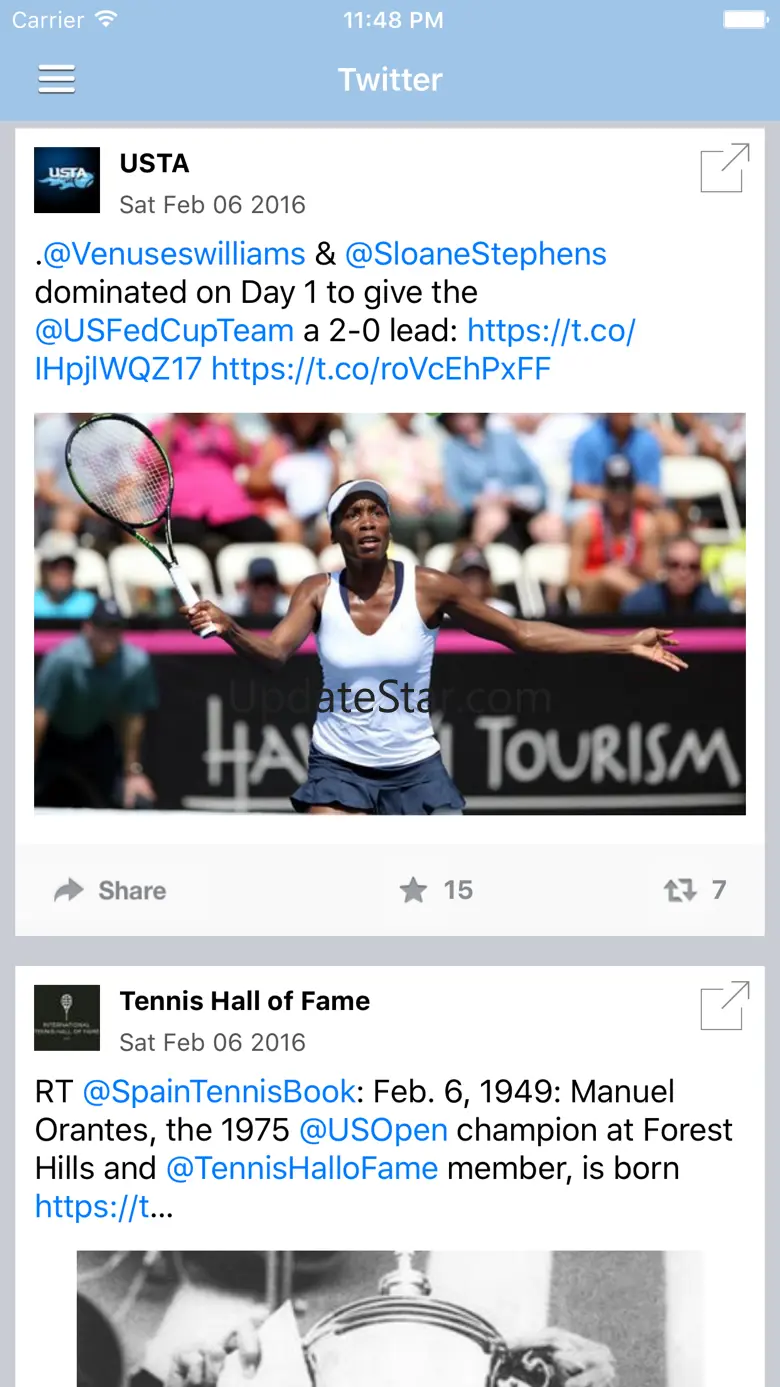 Tennis News & Results Free Edition 2.0