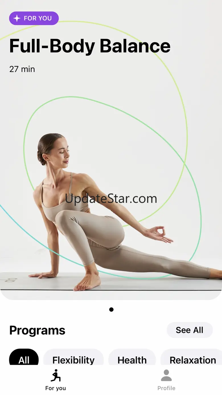 Yoga Flow · Daily classes 1.15