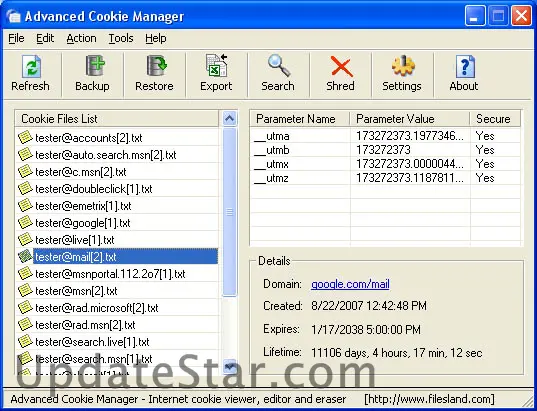 Advanced Cookie Manager 2.41