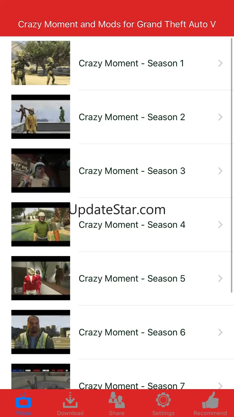 Crazy Moments and Mods for Grand Theft Auto V 1.0.0