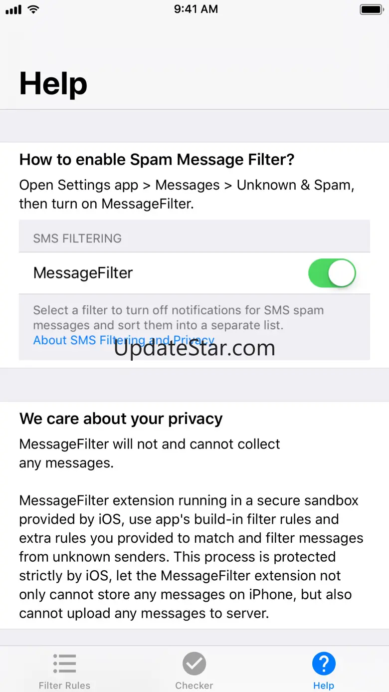 MessageFilter Pro 1.0.9